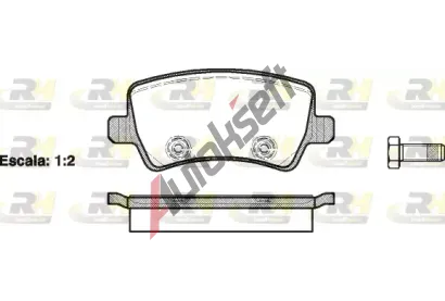 ROADHOUSE Sada brzdov�ch desti�ek RDH 21236.00, 21236.00