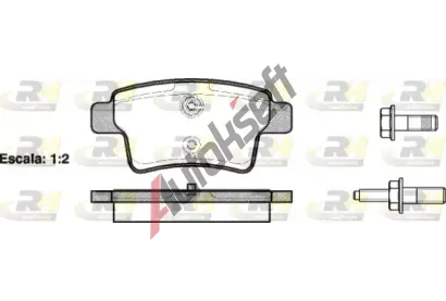 ROADHOUSE Sada brzdových destiček RDH 21241.00, 21241.00 ROADHOUSE Sada brzdových destiček RDH 21241.00, 21241.00