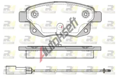 ROADHOUSE Sada brzdov�ch desti�ek RDH 21252.01, 21252.01