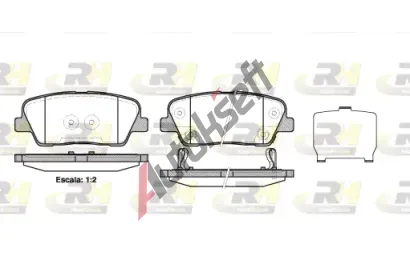 ROADHOUSE Sada brzdov�ch desti�ek RDH 21274.02, 21274.02