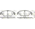 Sada brzdovch destiek ROADHOUSE ‐ RDH 21304.10