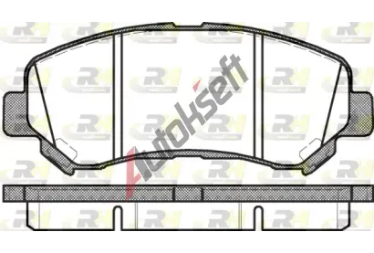 ROADHOUSE Sada brzdovch destiek RDH 21318.00, 21318.00