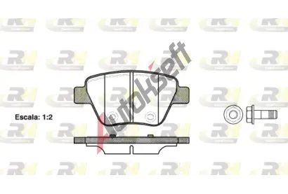 ROADHOUSE Sada brzdov�ch desti�ek RDH 21420.00, 21420.00