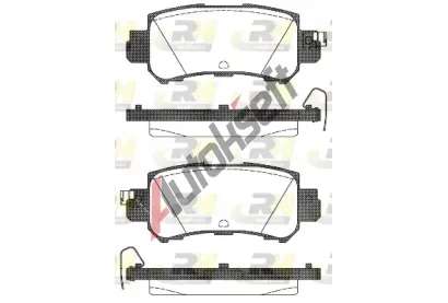 ROADHOUSE Sada brzdovch destiek RDH 21507.00, 21507.00