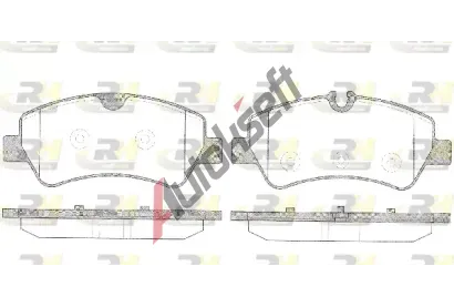 ROADHOUSE Sada brzdových destiček RDH 21521.00, 21521.00  ROADHOUSE Sada brzdových destiček RDH 21521.00, 21521.00