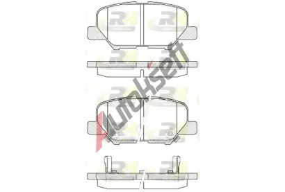 ROADHOUSE Sada brzdovch destiek RDH 21536.02, 21536.02