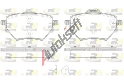 ROADHOUSE Sada brzdov�ch desti�ek RDH 21562.00, 21562.00