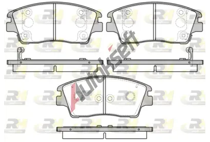 ROADHOUSE Sada brzdov�ch desti�ek RDH 21676.02, 21676.02