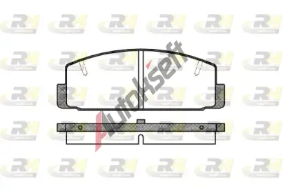 ROADHOUSE Sada brzdovch destiek RDH 2179.20, 2179.20