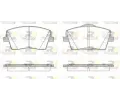 Sada brzdovch destiek ROADHOUSE ‐ RDH 21823.00