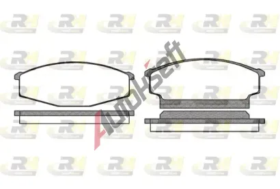 ROADHOUSE Sada brzdových destiček RDH 2256.00, 2256.00 ROADHOUSE Sada brzdových destiček RDH 2256.00, 2256.00