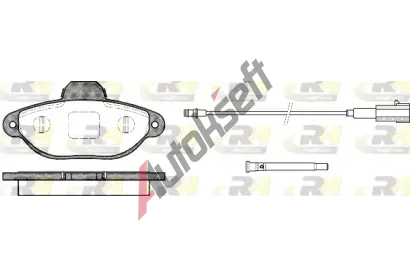 ROADHOUSE Sada brzdových destiček RDH 2414.21, 2414.21 ROADHOUSE Sada brzdových destiček RDH 2414.21, 2414.21