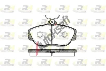 ROADHOUSE Sada brzdovch destiek RDH 2453.00, 2453.00