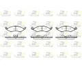 Sada brzdovch destiek ROADHOUSE ‐ RDH 2527.00