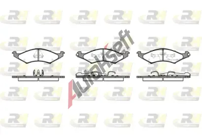 ROADHOUSE Sada brzdov�ch desti�ek RDH 2527.00, 2527.00