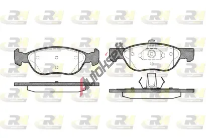 ROADHOUSE Sada brzdov�ch desti�ek RDH 2587.00, 2587.00