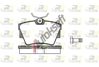 ROADHOUSE Sada brzdových destiček RDH 2591.30, 2591.30  ROADHOUSE Sada brzdových destiček RDH 2591.30, 2591.30