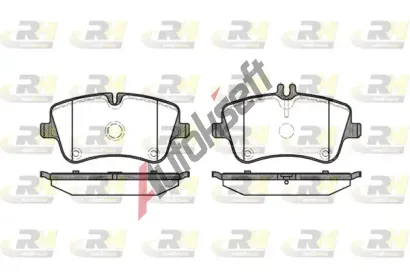 ROADHOUSE Sada brzdových destiček RDH 2768.00, 2768.00 ROADHOUSE Sada brzdových destiček RDH 2768.00, 2768.00