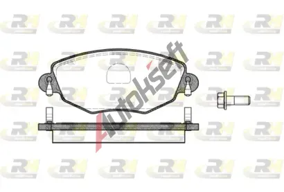 ROADHOUSE Sada brzdovch destiek RDH 2776.00, 2776.00
