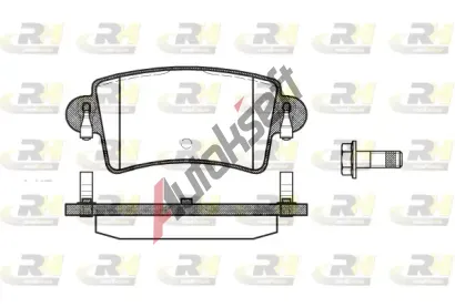 ROADHOUSE Sada brzdovch destiek RDH 2833.00, 2833.00
