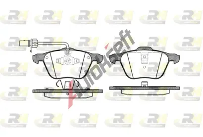 ROADHOUSE Sada brzdových destiček RDH 2836.02, 2836.02 ROADHOUSE Sada brzdových destiček RDH 2836.02, 2836.02