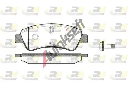 ROADHOUSE Sada brzdovch destiek RDH 2840.10, 2840.10