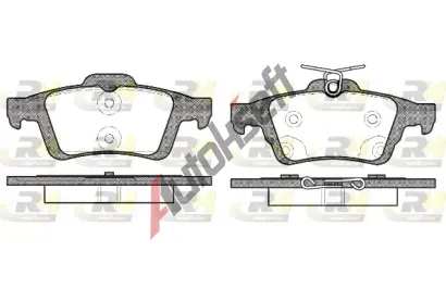 ROADHOUSE Sada brzdov�ch desti�ek RDH 2842.70, 2842.70