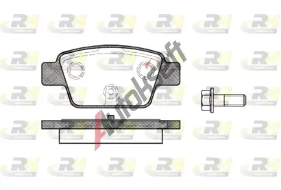 ROADHOUSE Sada brzdovch destiek RDH 2861.00, 2861.00