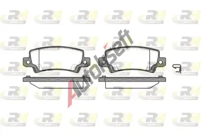 ROADHOUSE Sada brzdových destiček RDH 2874.02, 2874.02 ROADHOUSE Sada brzdových destiček RDH 2874.02, 2874.02
