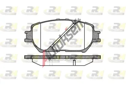 ROADHOUSE Sada brzdovch destiek RDH 2884.00, 2884.00