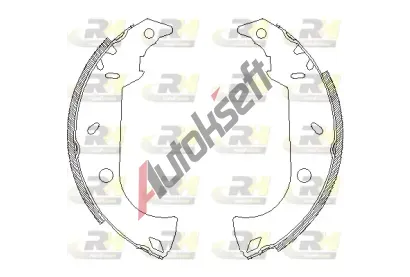 ROADHOUSE Brzdové pakny RDH 4180.00, 4180.00 ROADHOUSE Brzdové pakny RDH 4180.00, 4180.00