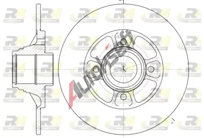 ROADHOUSE Brzdov kotou - 238 mm RDH 6075.00, 6075.00