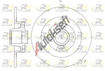 ROADHOUSE Brzdov kotou - 270 mm RDH 61047.00, 61047.00