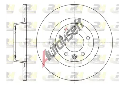 ROADHOUSE Brzdov kotou - 290 mm RDH 61053.00, 61053.00