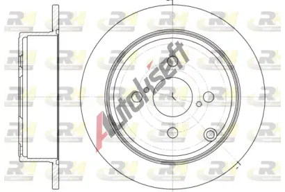 ROADHOUSE Brzdov kotou - 258 mm RDH 61073.00, 61073.00