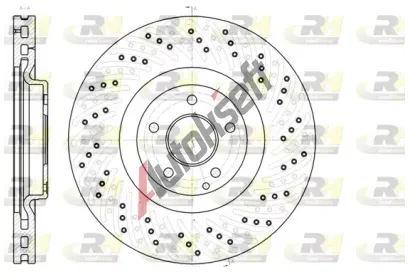ROADHOUSE Brzdov kotou - 345 mm RDH 61124.10, 61124.10