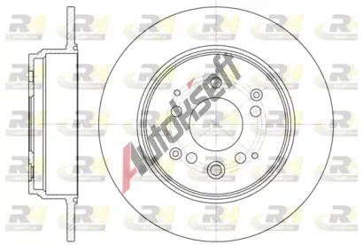 ROADHOUSE Brzdov kotou - 282 mm RDH 61157.00, 61157.00
