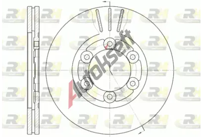 ROADHOUSE Brzdov kotou - 261 mm RDH 61164.10, 61164.10