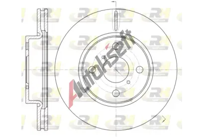 ROADHOUSE Brzdov kotou - 258 mm RDH 61169.10, 61169.10