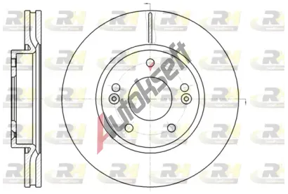 ROADHOUSE Brzdov kotou - 280 mm RDH 61208.10, 61208.10