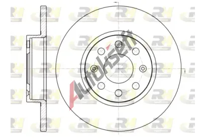 ROADHOUSE Brzdov kotou - 257 mm RDH 61209.00, 61209.00