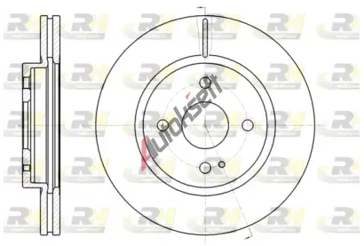 ROADHOUSE Brzdový kotouč - 258 mm RDH 61266.10, 61266.10 ROADHOUSE Brzdový kotouč - 258 mm RDH 61266.10, 61266.10