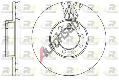 ROADHOUSE Brzdov kotou - 301 mm RDH 61298.10, 61298.10