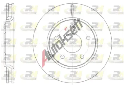 ROADHOUSE Brzdov kotou - 302 mm RDH 61393.10, 61393.10