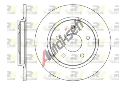 ROADHOUSE Brzdov kotou - 305 mm RDH 61394.00, 61394.00
