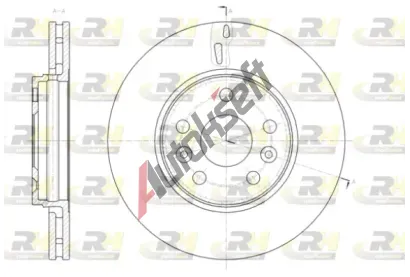 ROADHOUSE Brzdov kotou - 280 mm RDH 61411.10, 61411.10