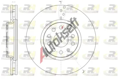 ROADHOUSE Brzdov kotou - 314 mm RDH 61479.10, 61479.10