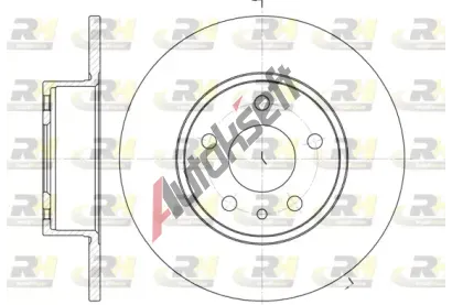 ROADHOUSE Brzdov kotou - 251 mm RDH 6149.00, 6149.00