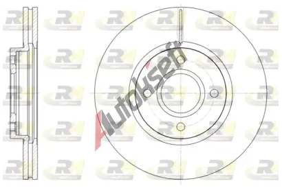 ROADHOUSE Brzdový kotouč - 278 mm RDH 61502.10, 61502.10  ROADHOUSE Brzdový kotouč - 278 mm RDH 61502.10, 61502.10