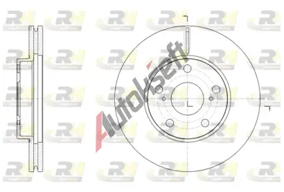 ROADHOUSE Brzdový kotouč - 277 mm RDH 61539.10, 61539.10  ROADHOUSE Brzdový kotouč - 277 mm RDH 61539.10, 61539.10